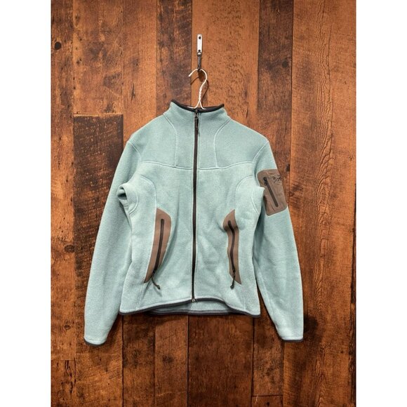 ARC’TERYX Women’s Full Zip POLARTEC Fleece Jacket Blue Sz Medium EUC - Picture 2 of 7